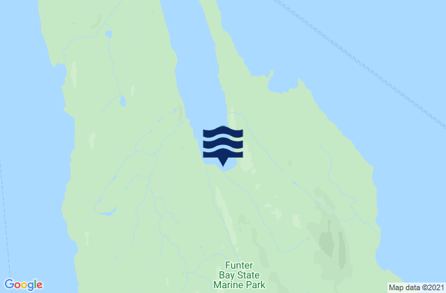 Karte der Gezeiten Barlow Cove, United States