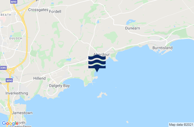 Karte der Gezeiten Barnhill Bay, United Kingdom