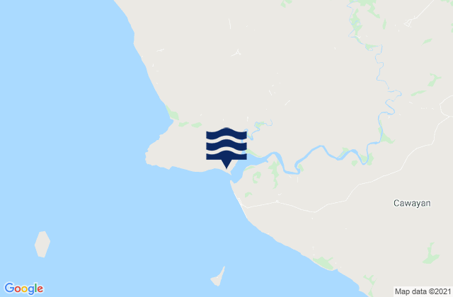 Karte der Gezeiten Barra, Philippines