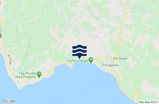 Karte der Gezeiten Basicao Coastal, Philippines