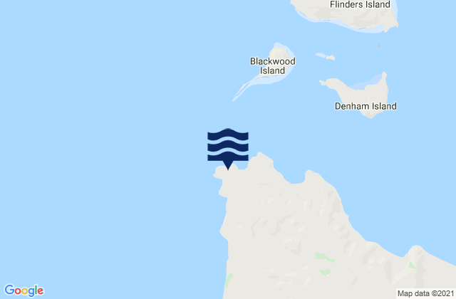 Karte der Gezeiten Bathurst Head, Australia