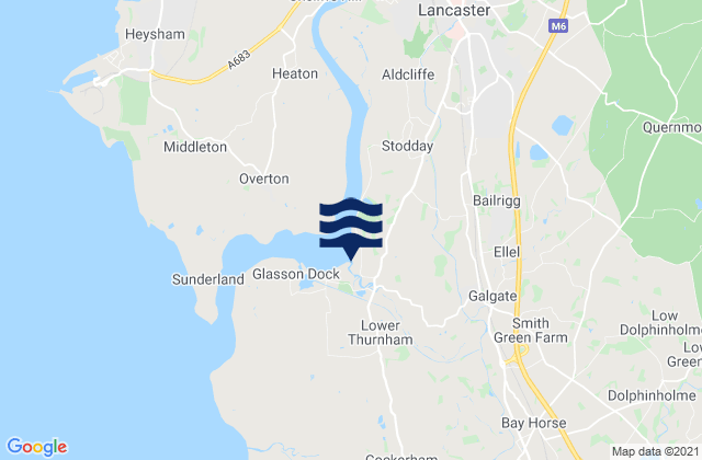Karte der Gezeiten Bay Horse, United Kingdom