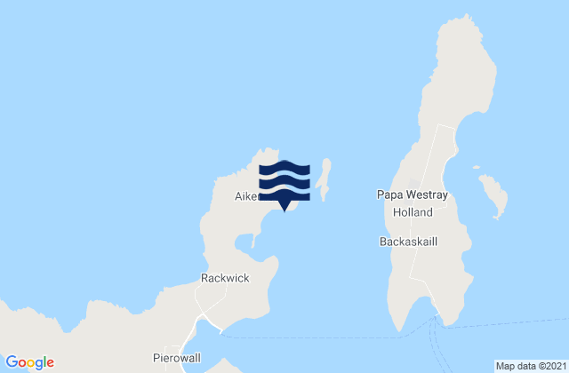Karte der Gezeiten Bay of Skaill, United Kingdom