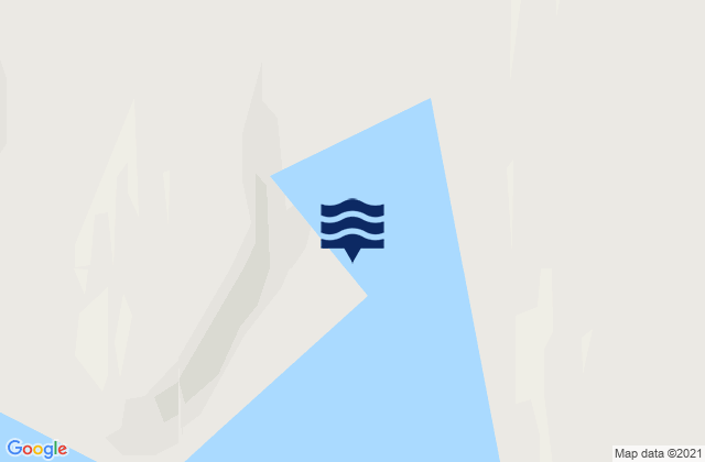 Karte der Gezeiten Bay of Woe, Canada