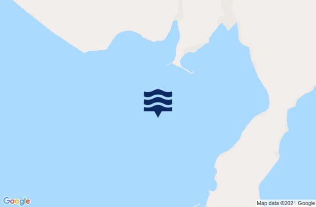 Karte der Gezeiten Becher Bay, Canada