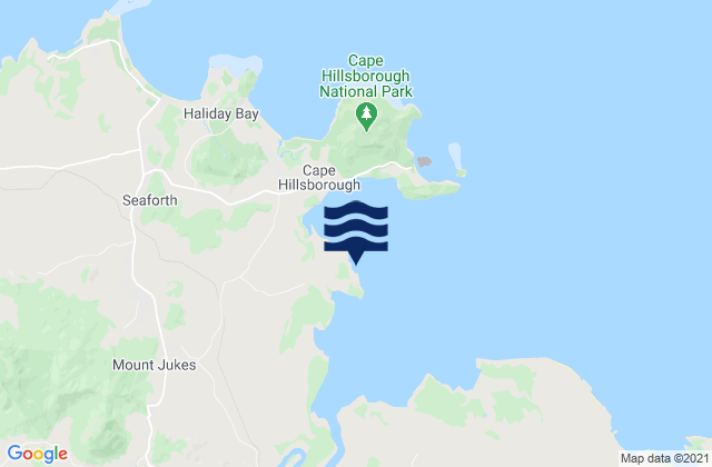 Karte der Gezeiten Belmunda Beach, Australia