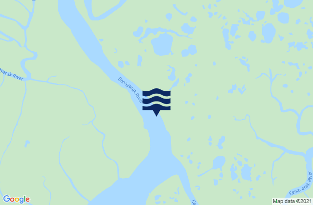 Karte der Gezeiten Bethel Kuskokwim River, United States