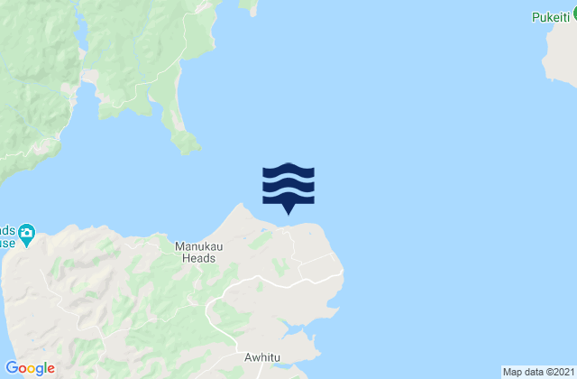 Karte der Gezeiten Big Bay, New Zealand