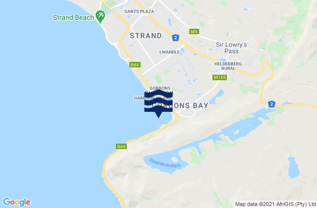 Karte der Gezeiten Bikini Beach (Gordon's Bay), South Africa