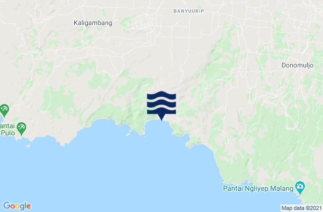 Karte der Gezeiten Binangun, Indonesia