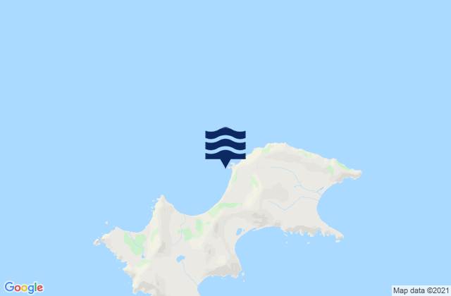 Karte der Gezeiten Bird Island, United States