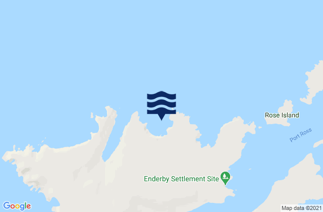Karte der Gezeiten Black Head, New Zealand