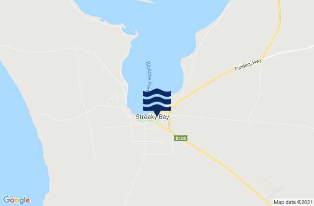 Karte der Gezeiten Blanche Port (Streaky Bay), Australia