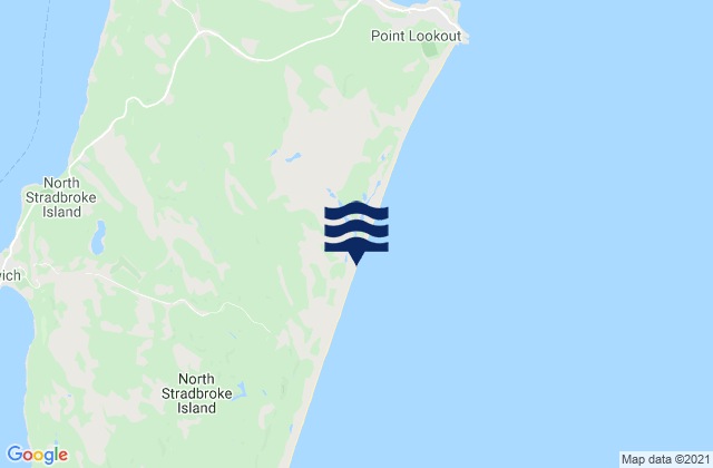 Karte der Gezeiten Blue Lake Beach, Australia