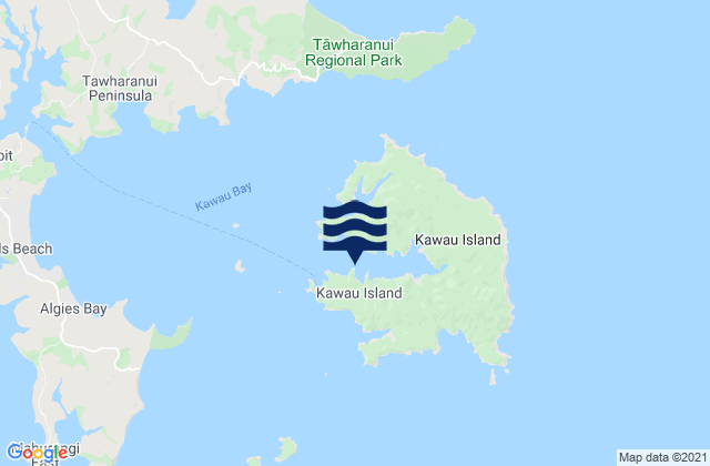Karte der Gezeiten Bon Accord Harbour, New Zealand