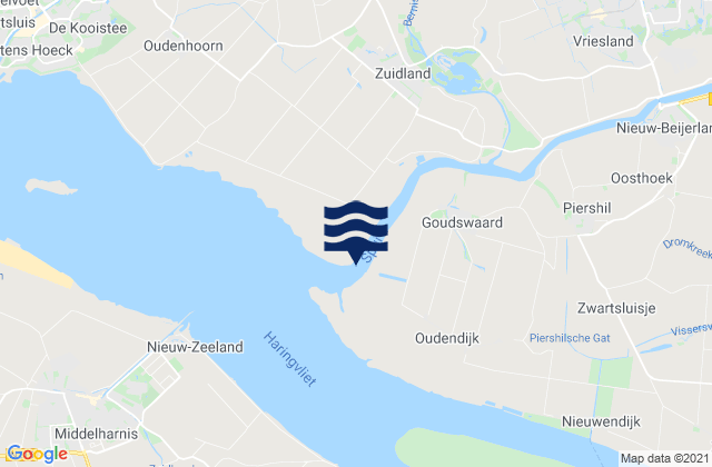 Karte der Gezeiten Botlek, Netherlands
