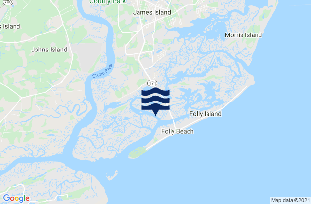 Karte der Gezeiten Bowen Island, United States
