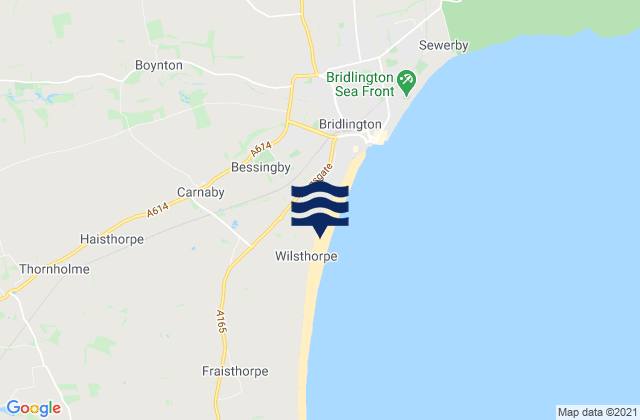 Karte der Gezeiten Boynton, United Kingdom