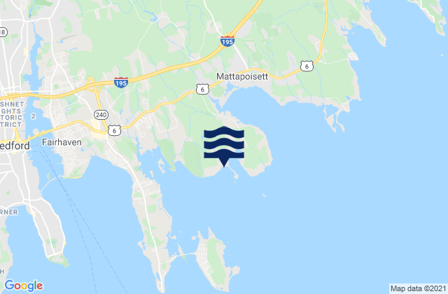 Karte der Gezeiten Brant Beach, United States