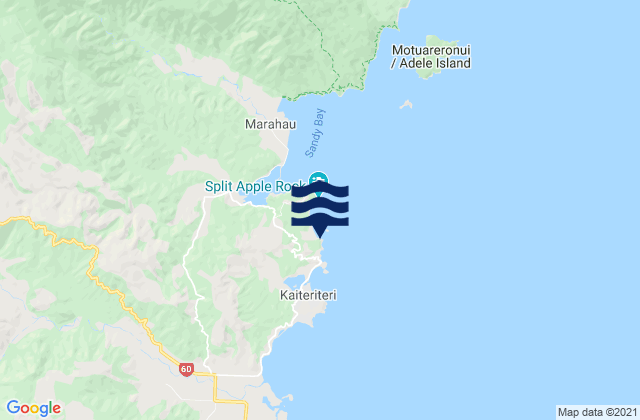 Karte der Gezeiten Breaker Bay, New Zealand