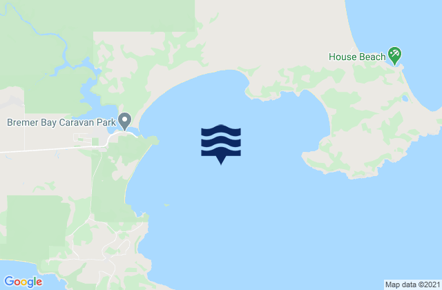 Karte der Gezeiten Bremer Bay, Australia