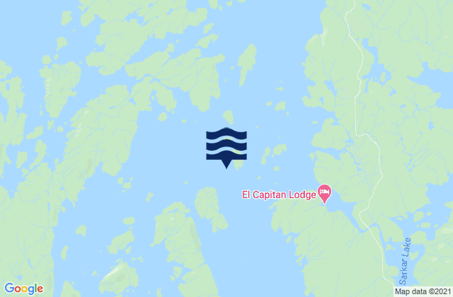 Karte der Gezeiten Brockman Island, United States