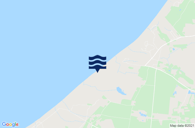 Karte der Gezeiten Brovst, Denmark