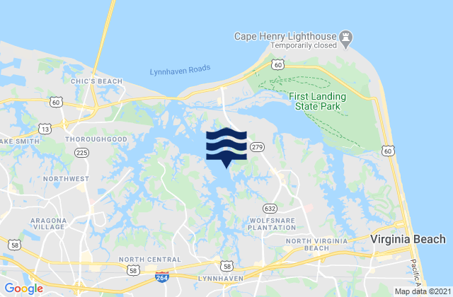 Karte der Gezeiten Brown Cove, United States