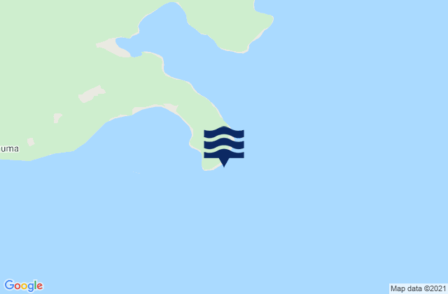 Karte der Gezeiten Bulavai Point, Papua New Guinea