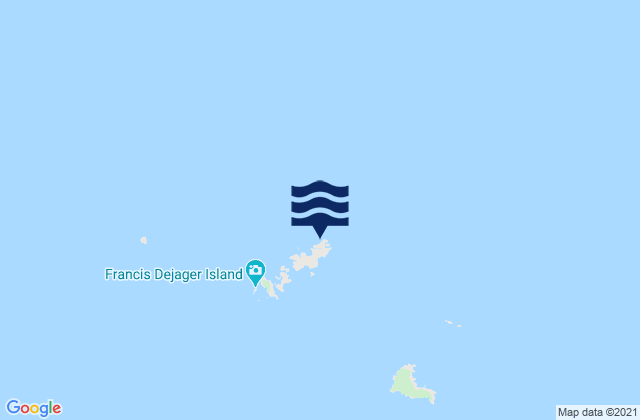 Karte der Gezeiten Burgess Island (Pokohinu), New Zealand
