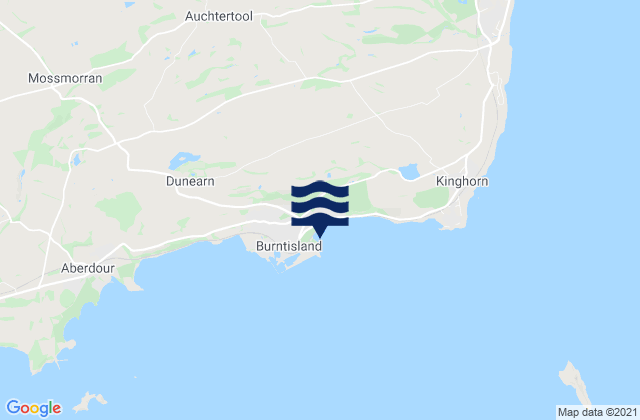 Karte der Gezeiten Burntisland Beach, United Kingdom