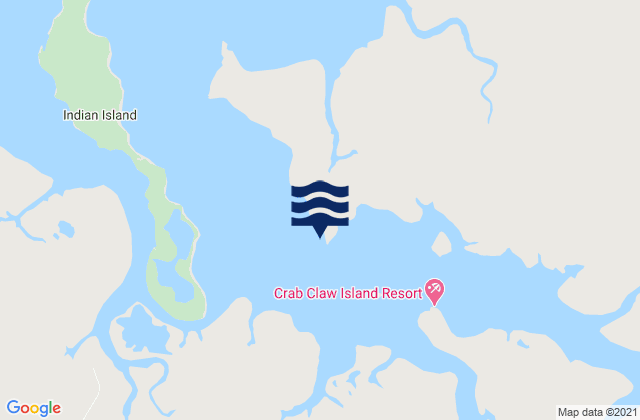 Karte der Gezeiten Bynoe Harbour, Australia
