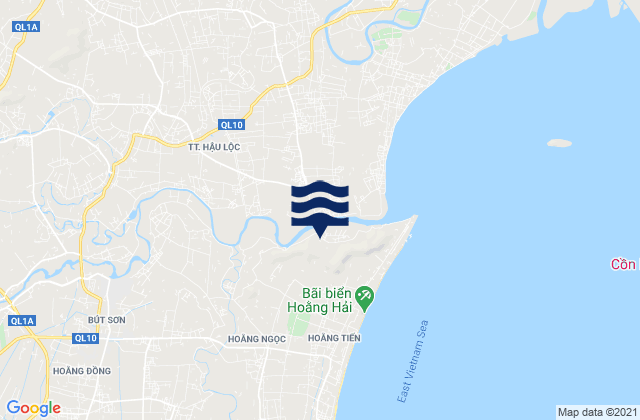 Karte der Gezeiten Bút Sơn, Vietnam