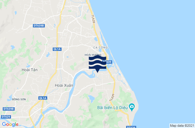 Karte der Gezeiten Bồng Sơn, Vietnam