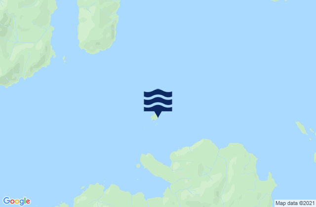 Karte der Gezeiten Cabras Islands, United States