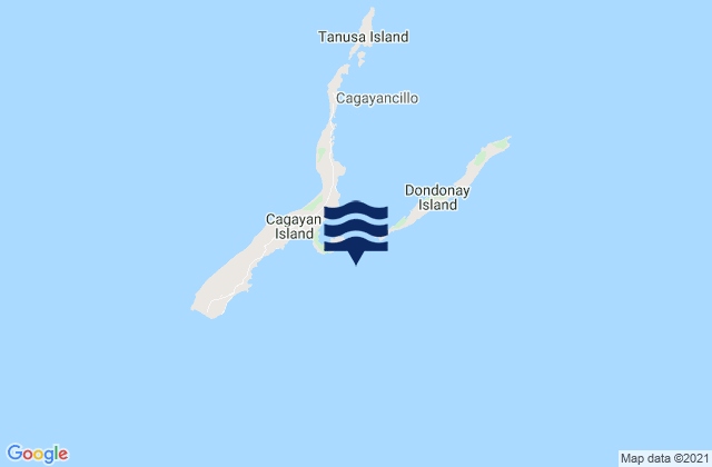 Karte der Gezeiten Cagayan Anchorage Cagayan Island, Philippines