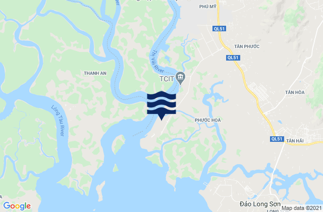 Karte der Gezeiten Cai Mep International Terminal, Vietnam
