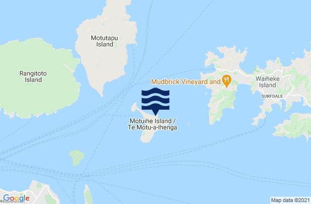 Karte der Gezeiten Calypso Bay (Otamarau Bay), New Zealand