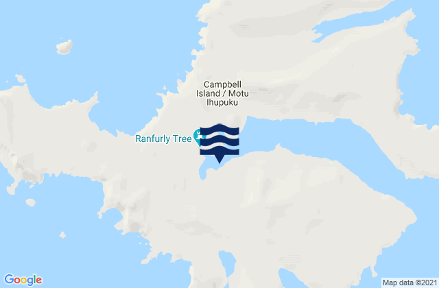 Karte der Gezeiten Campbell Island/Motu Ihupuku - Perseverance Harbour, New Zealand