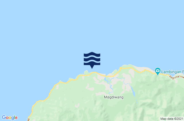 Karte der Gezeiten Cangouac Point Sibuyan Island, Philippines