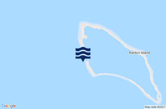 Karte der Gezeiten Canton Is. (Kanton Is.), Kiribati