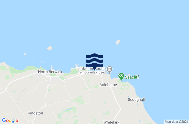 Karte der Gezeiten Canty Bay Beach, United Kingdom