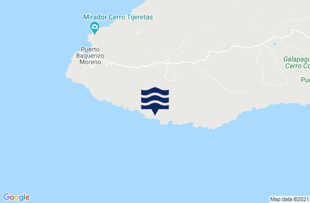 Karte der Gezeiten Cantón San Cristóbal, Ecuador