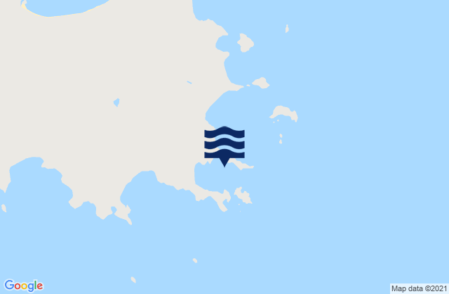 Karte der Gezeiten Cape Beatrice, Australia