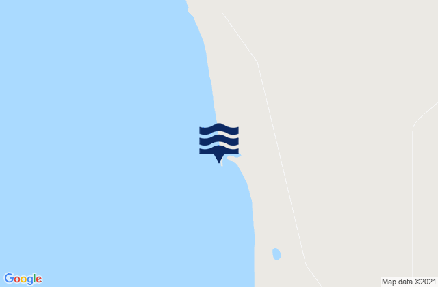 Karte der Gezeiten Cape Boileau, Australia