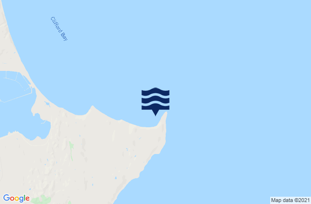 Karte der Gezeiten Cape Campbell, New Zealand