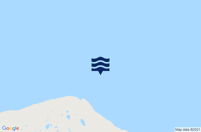 Karte der Gezeiten Cape Chapman, Canada