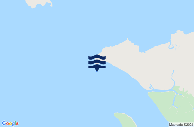Karte der Gezeiten Cape Domett, Australia