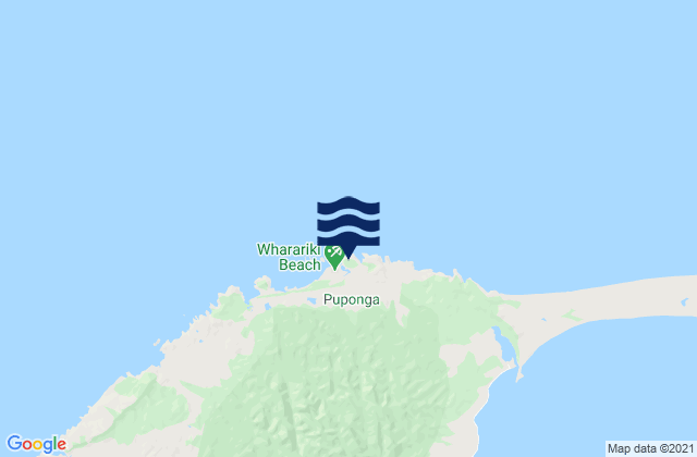 Karte der Gezeiten Cape Farewell, New Zealand