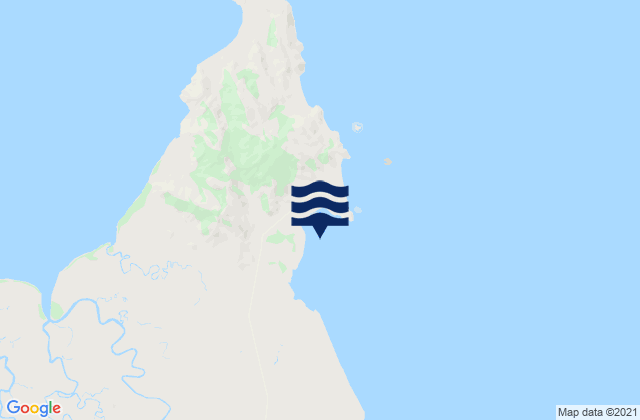 Karte der Gezeiten Cape Ferguson, Australia